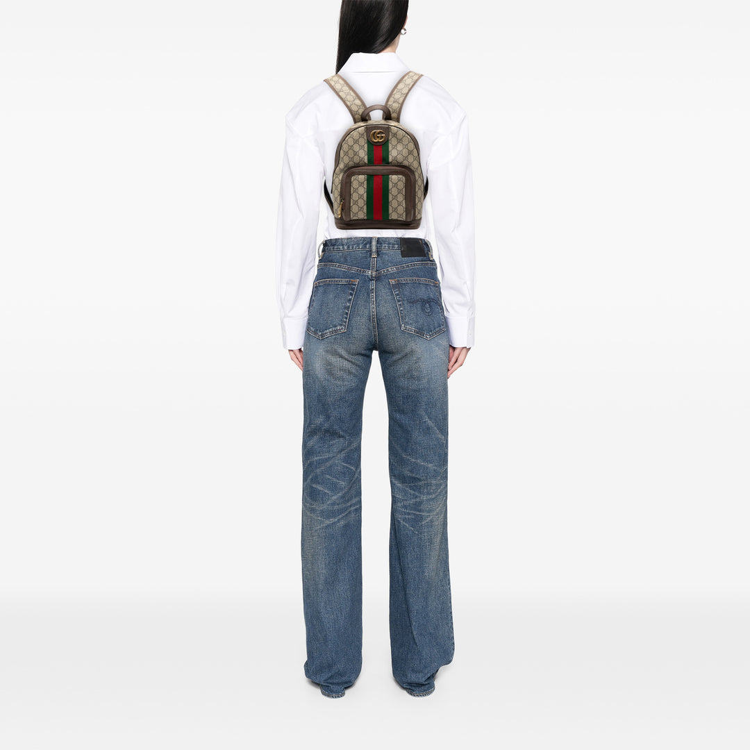 Gucci Small GG Supreme Web Ophidia Sac à dos