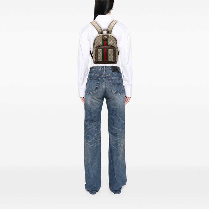 Gucci Small GG Supreme Web Ophidia Sac à dos
