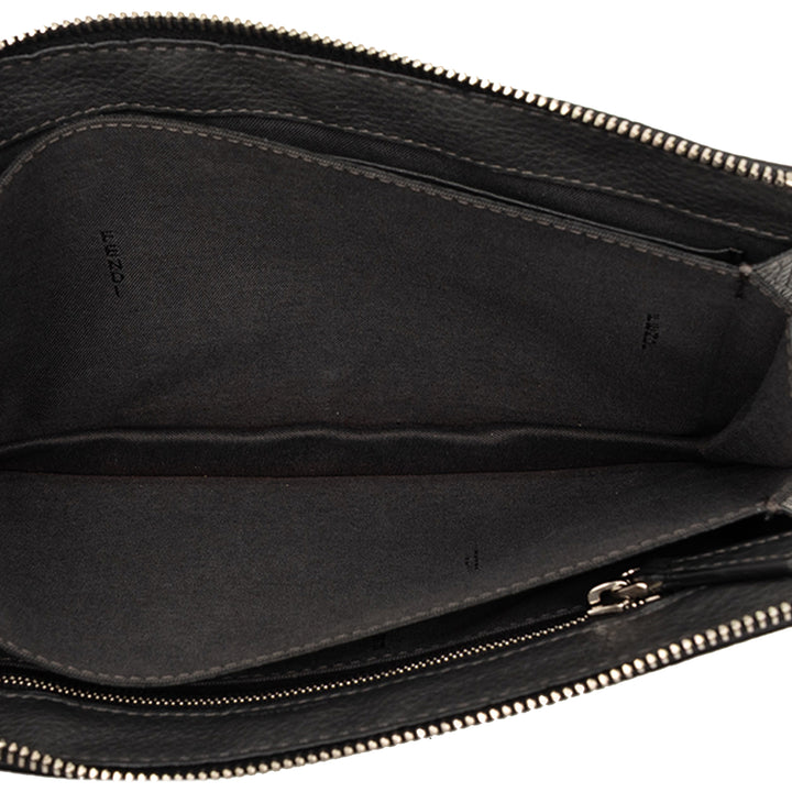Fendi Grained Cuir Roma Selleria Zip Pochette