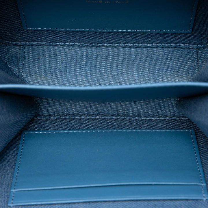 Matelassé Perle Crush Sac caméra Jean Bleu