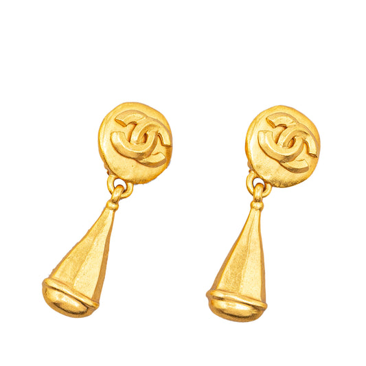CC Clip on Earrings Gold - Gaby Paris