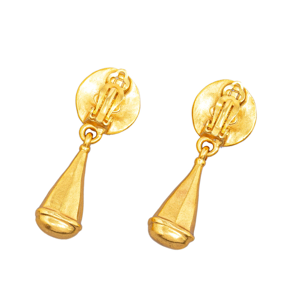 CC Clip on Earrings Gold - Gaby Paris