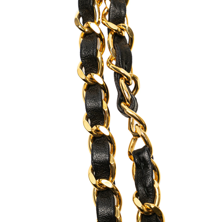 Chanel Small Classic Cuir d’agneau Double rabat Noir