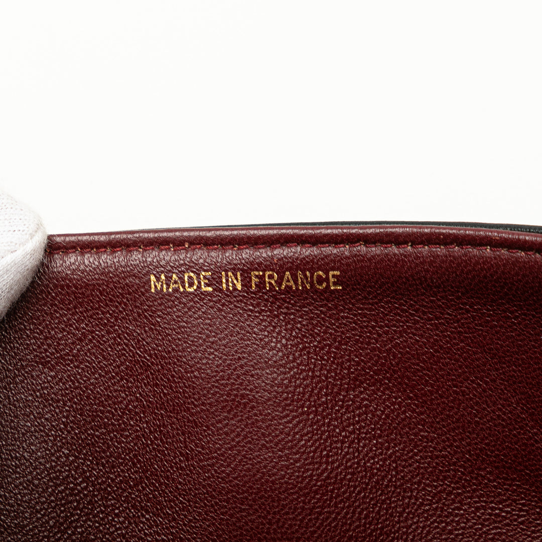 Chanel Small Classic Cuir d’agneau Double rabat Noir
