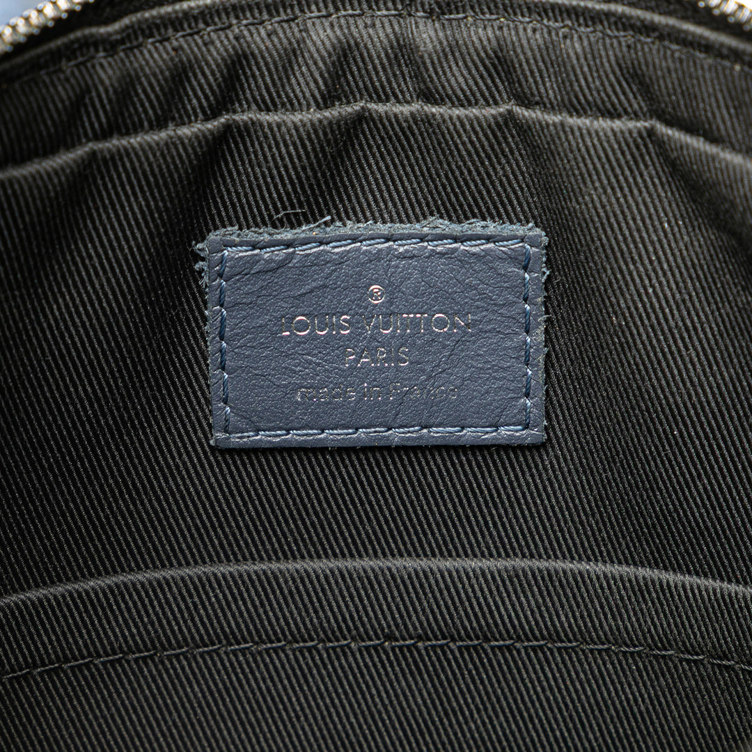 Monogram Shadow Duo Messenger Blue - Gaby Paris