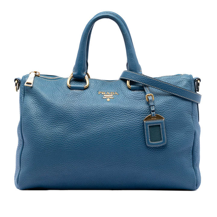 Prada Vitello Daino Zip Top Sac