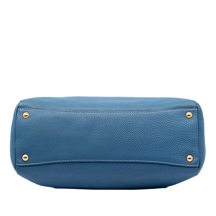 Prada Vitello Daino Zip Top Sac