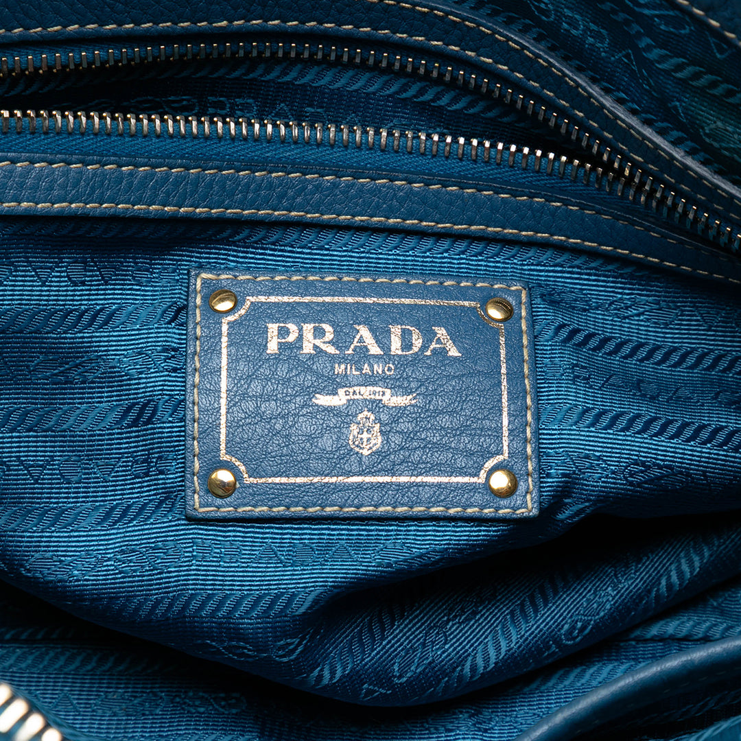 Prada Vitello Daino Zip Top Sac