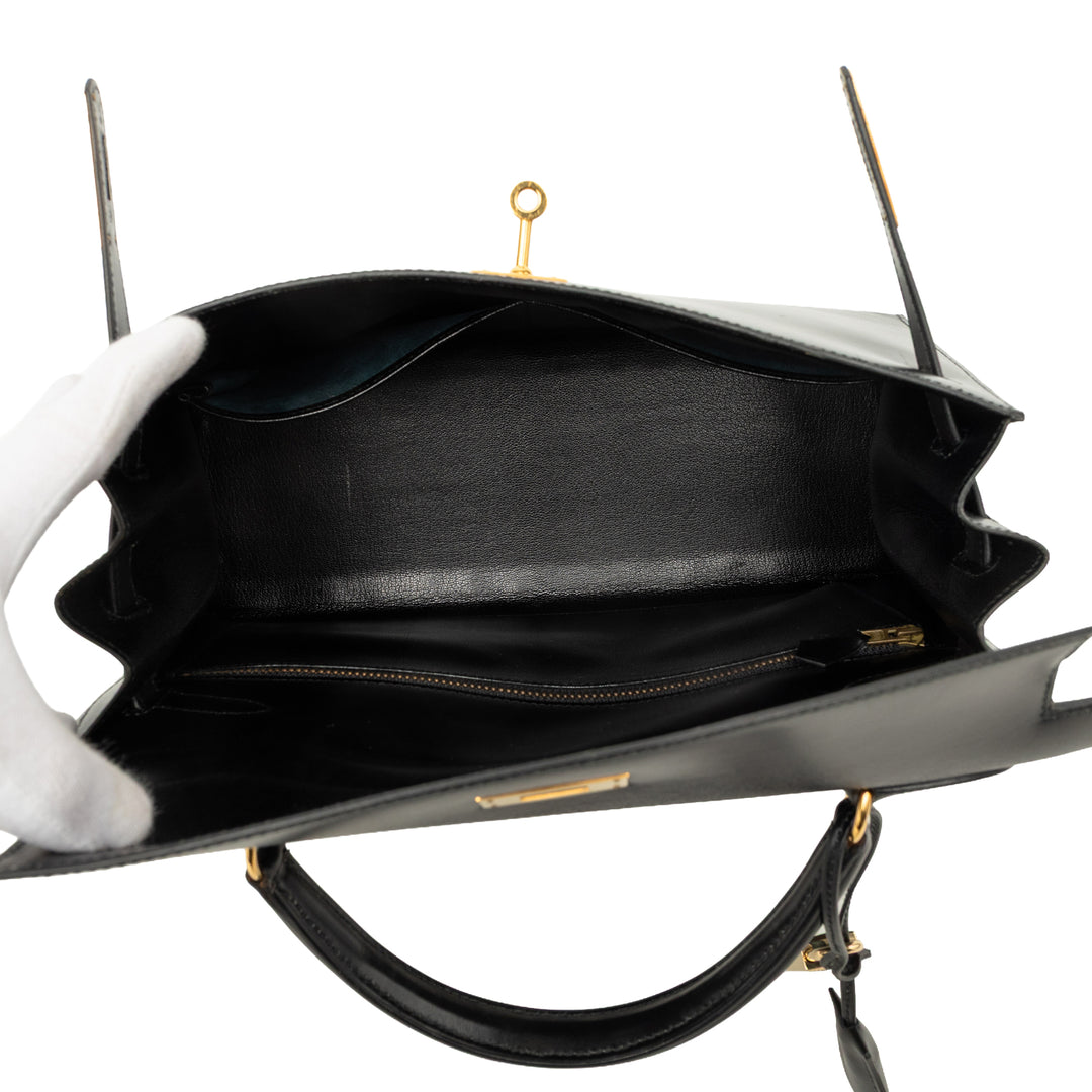 Box Veau Kelly Sellier 32 Box Noir
