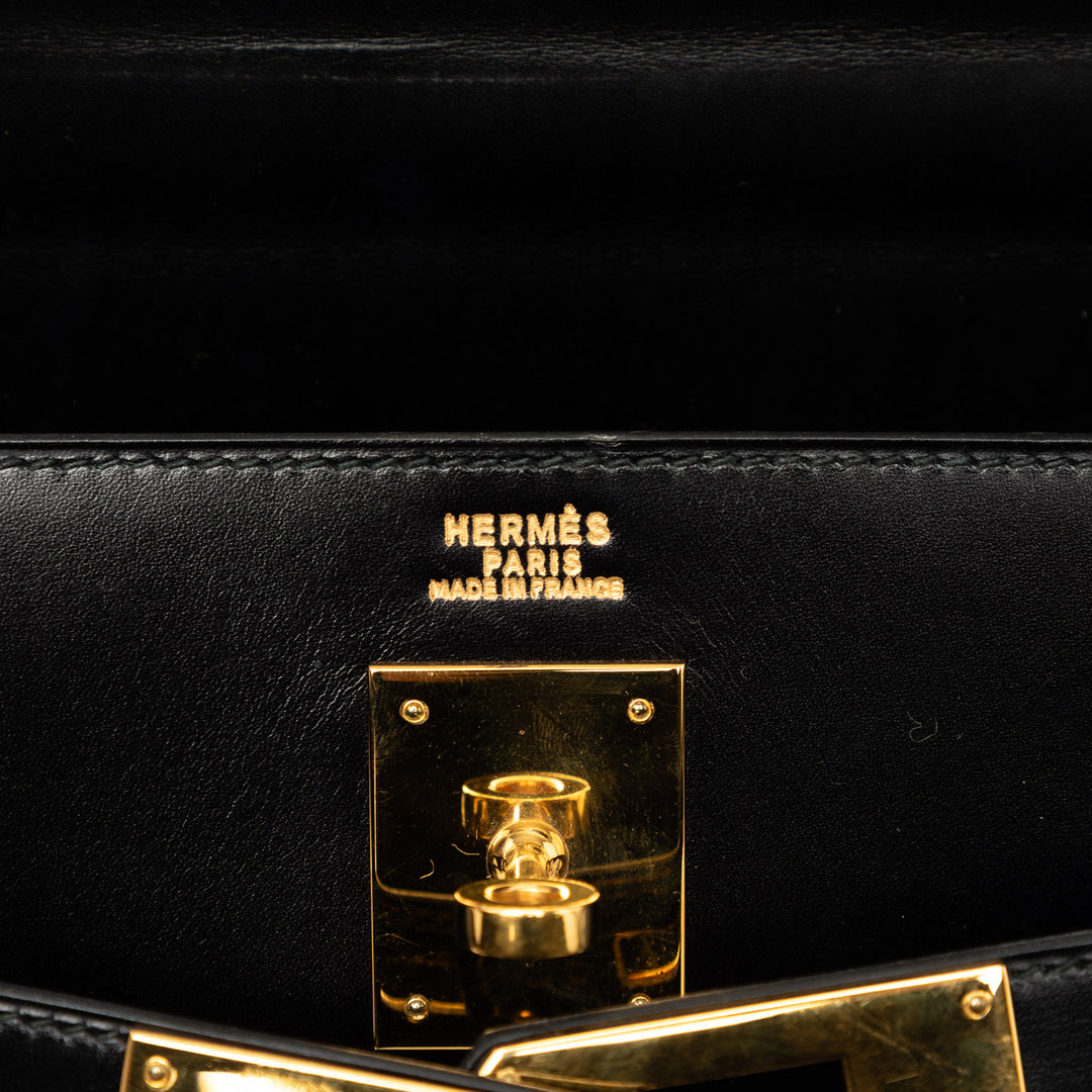 Box Veau Kelly Sellier 32 Box Noir