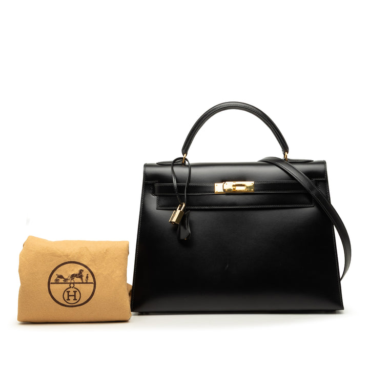 Box Veau Kelly Sellier 32 Box Noir