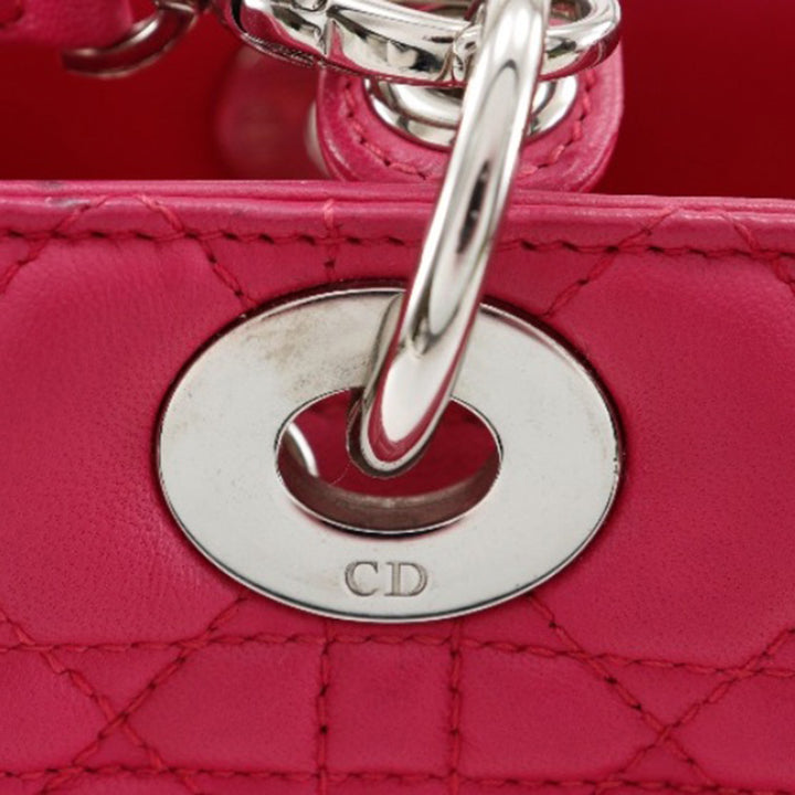 Dior Medium Cuir d’agneau Cannage Lady Dior