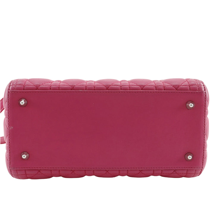 Dior Medium Cuir d’agneau Cannage Lady Dior