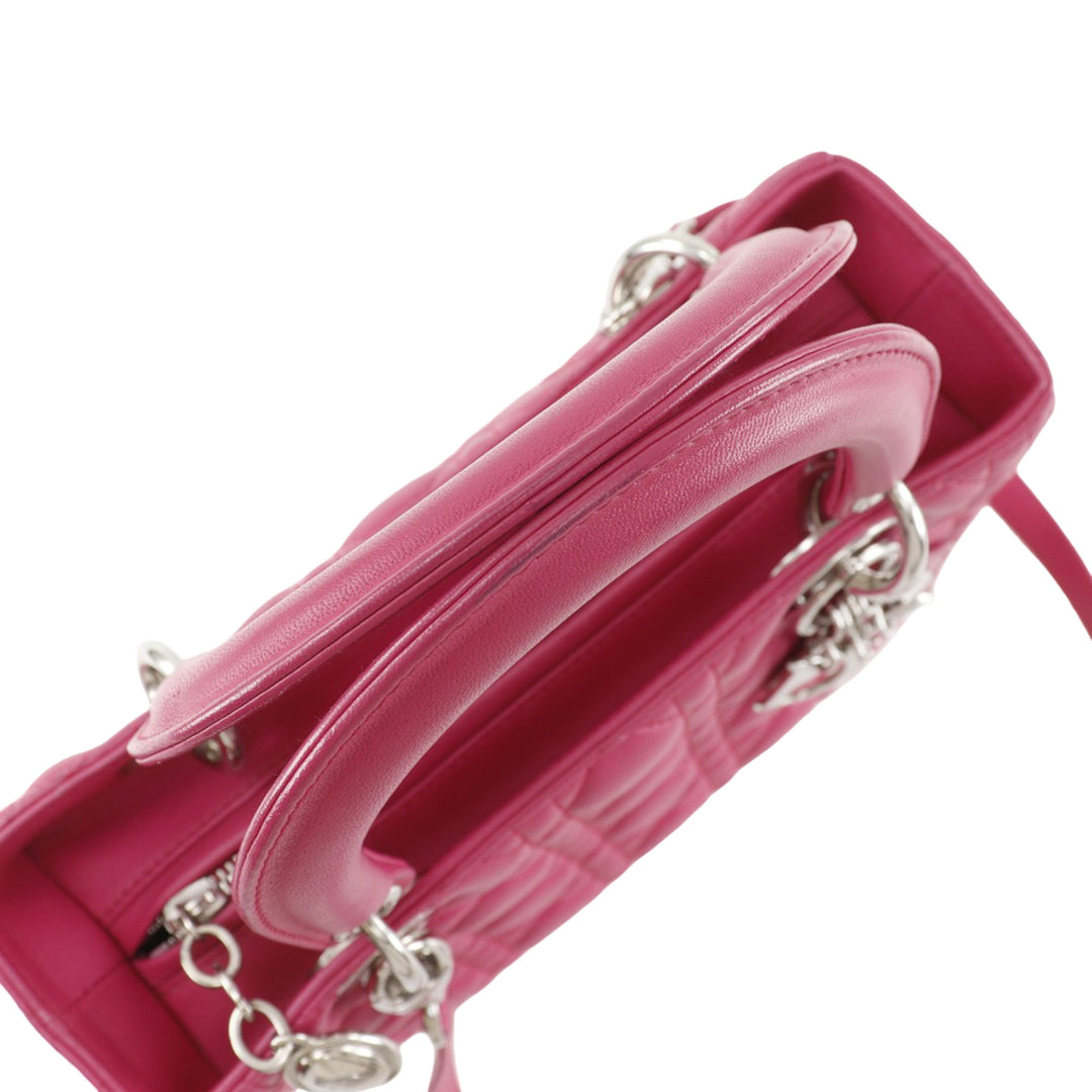 Dior Medium Cuir d’agneau Cannage Lady Dior