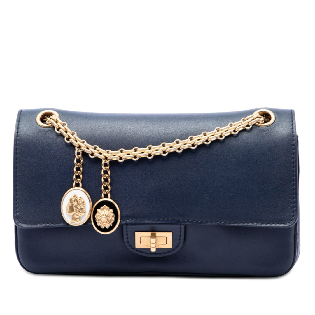 Chanel Cuir de veau Reissue 2.55 Medallion Double rabat 225