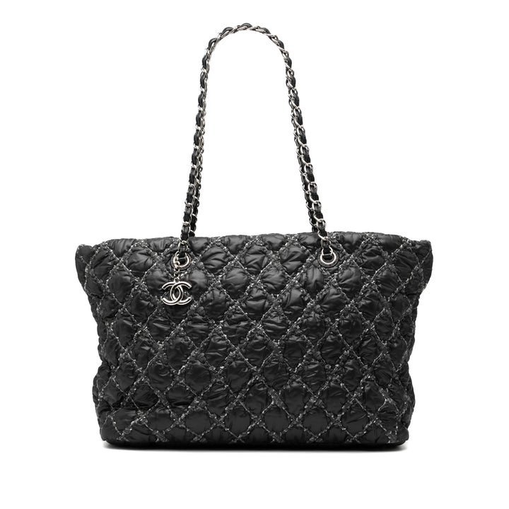 Chanel Paris Byzance Nylon Tweed On Stitch Cabas