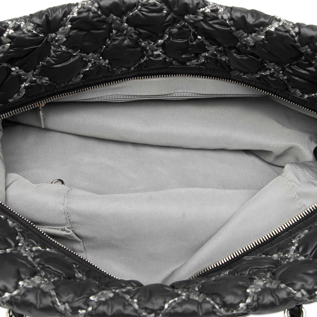 Chanel Paris Byzance Nylon Tweed On Stitch Cabas