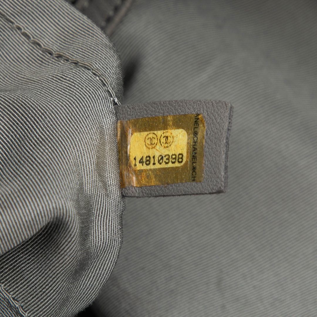 Chanel Paris Byzance Nylon Tweed On Stitch Cabas