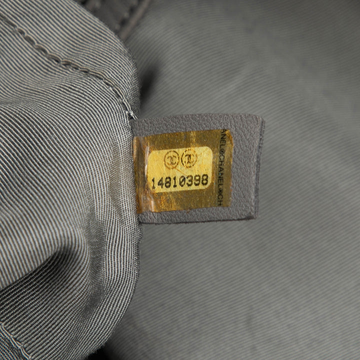 Chanel Paris Byzance Nylon Tweed On Stitch Cabas