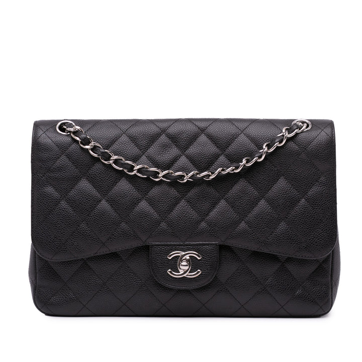 Chanel Jumbo Classic Caviar Double rabat Noir – GABY PARIS Authentique