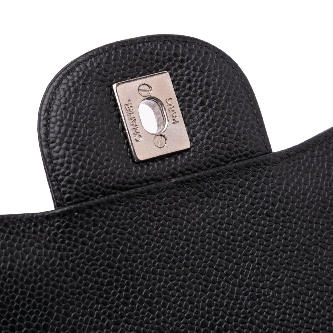 Chanel Jumbo Classic Caviar Double rabat Noir – GABY PARIS Authentique
