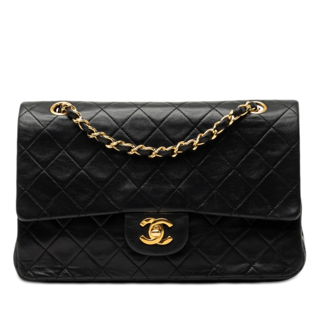 Chanel Medium Classic Cuir d’agneau Double rabat