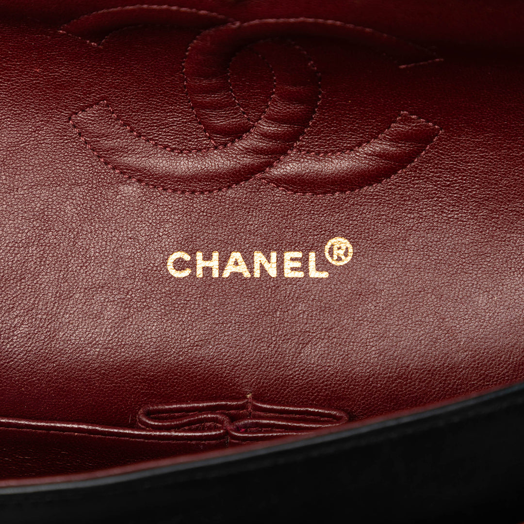 Chanel Medium Classic Cuir d’agneau Double rabat