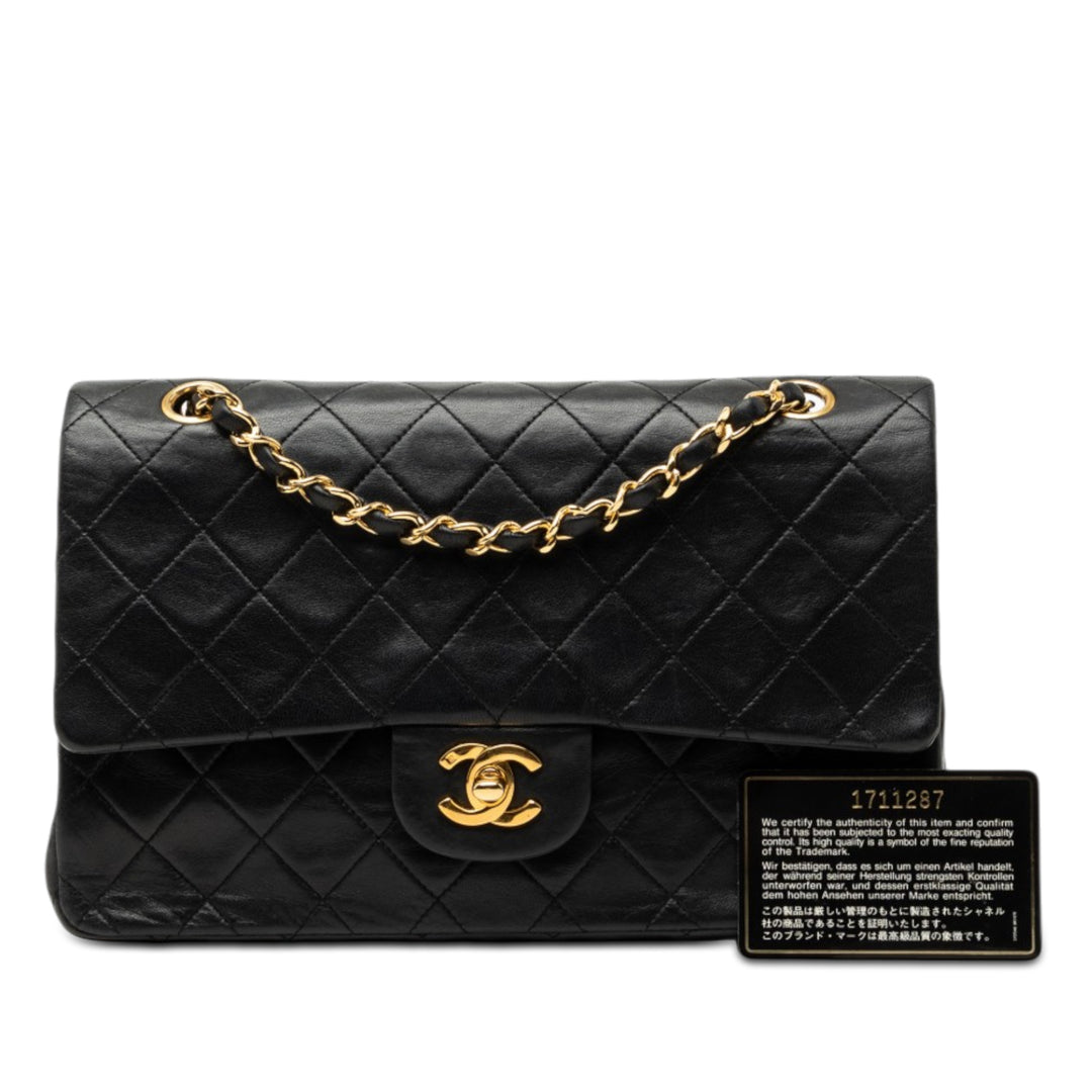 Chanel Medium Classic Cuir d’agneau Double rabat