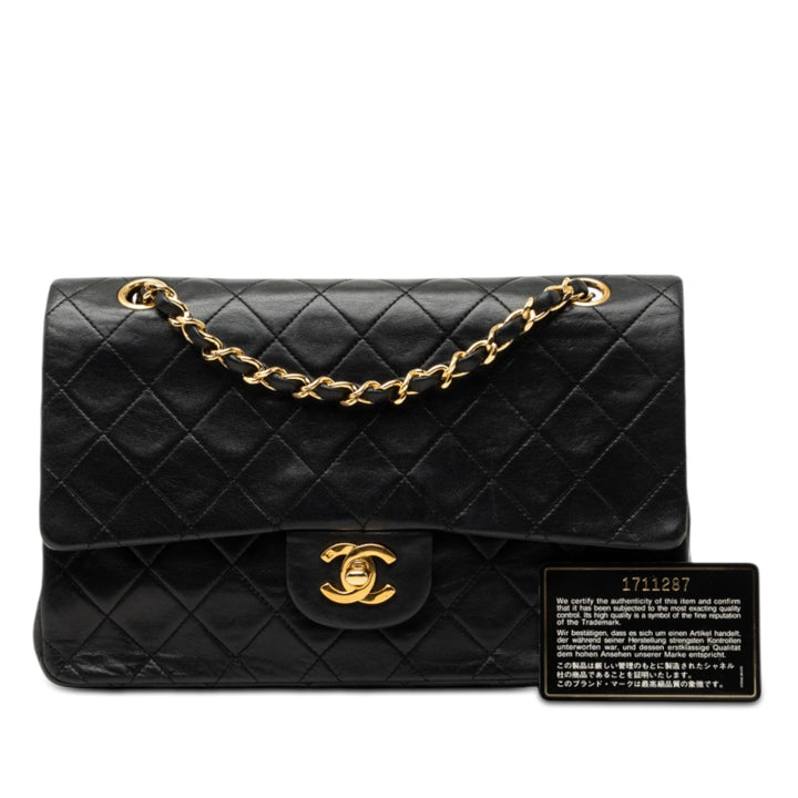 Chanel Medium Classic Cuir d’agneau Double rabat