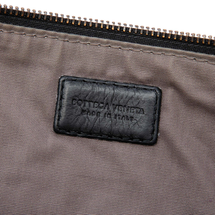 Intrecciato Pochette nappa Noir