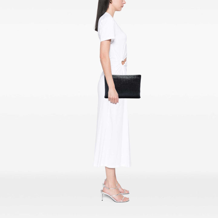 Intrecciato Pochette nappa Noir