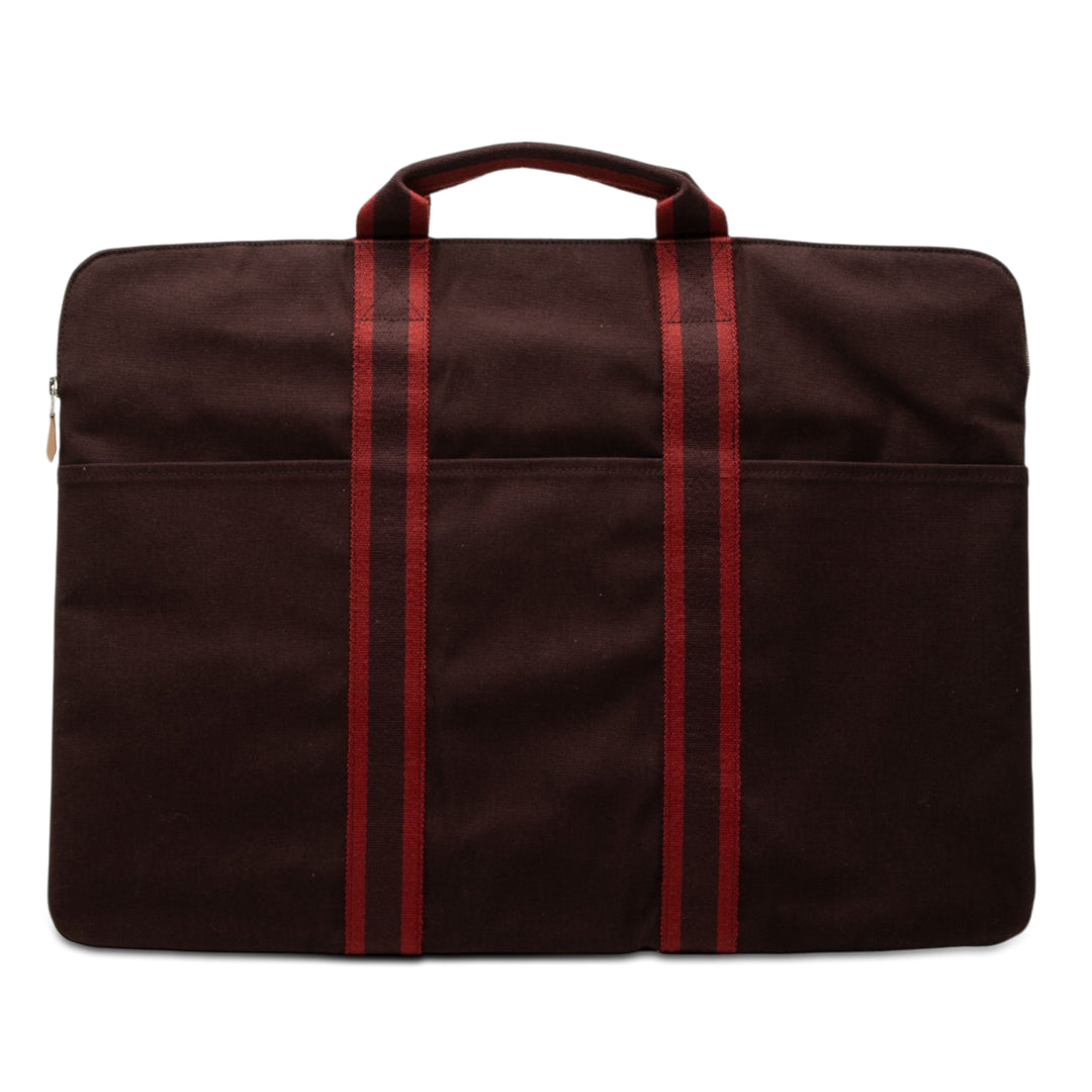Hermès Fourre Tout Porte Documents Tissu