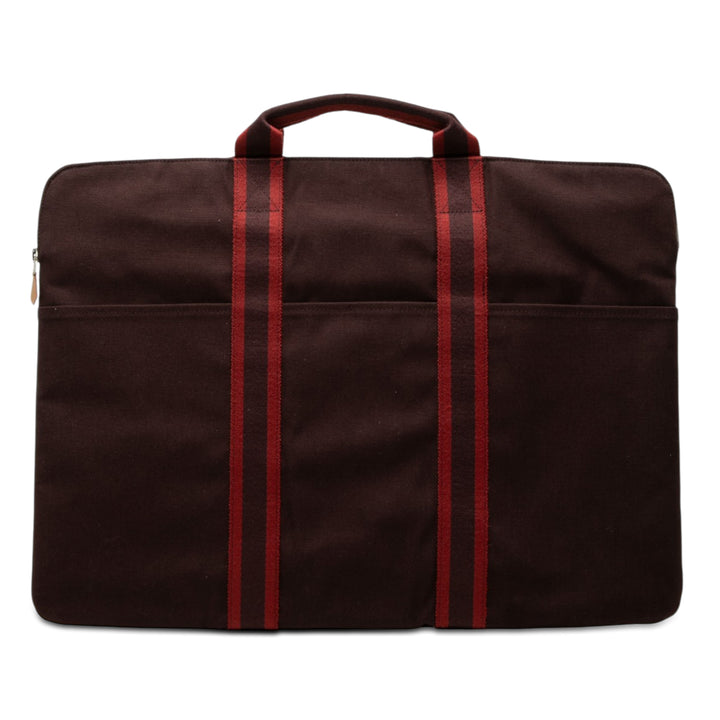 Hermès Fourre Tout Porte Documents Tissu