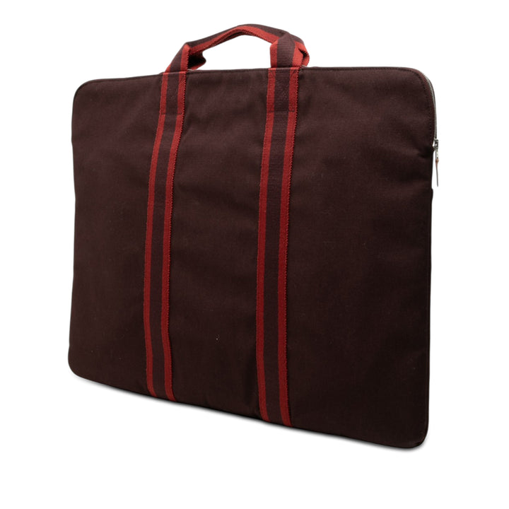 Hermès Fourre Tout Porte Documents Tissu