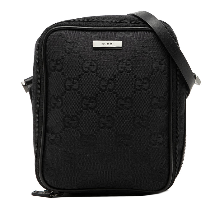 Gucci GG Toile Double Zip Accessory Pochette