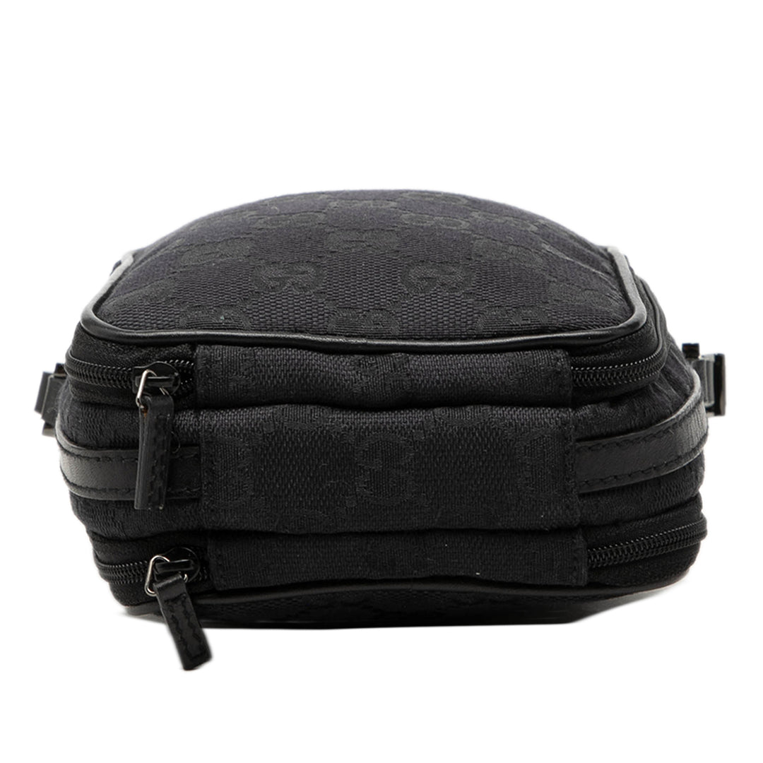 Gucci GG Toile Double Zip Accessory Pochette