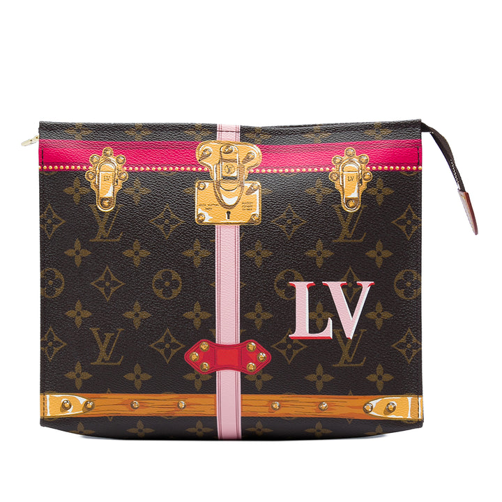 Summer Trunks Trousse de toilette 26 Monogram Marron