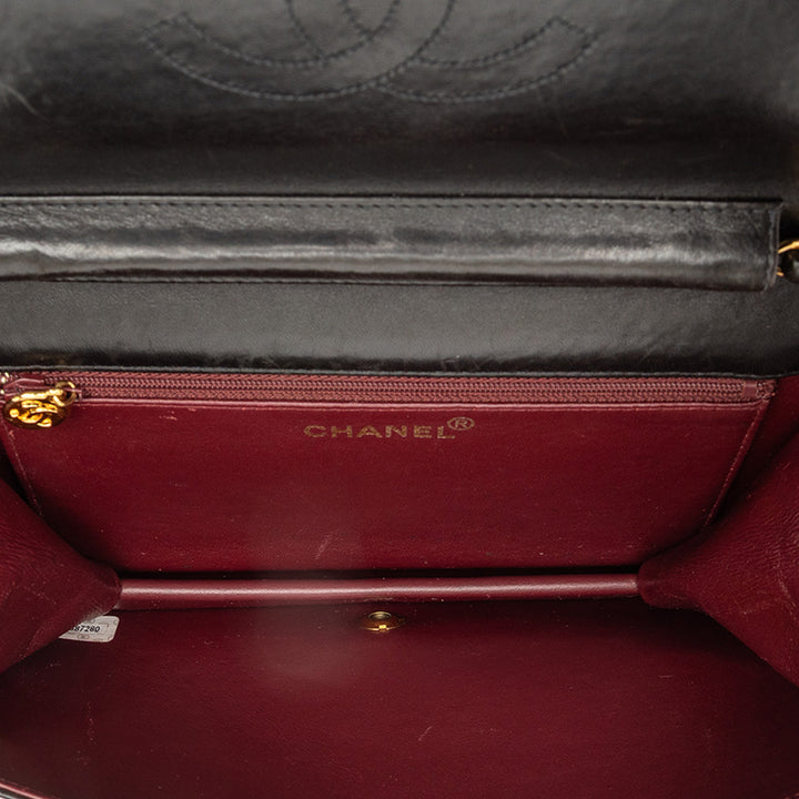 Chanel CC Matelassé Cuir d’agneau Rabat intégral