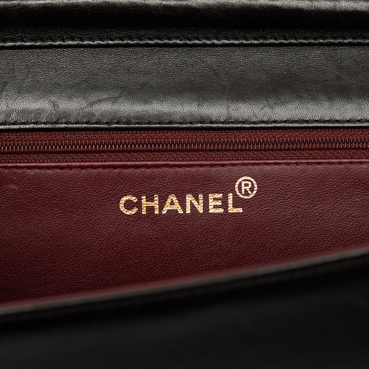 Chanel CC Matelassé Cuir d’agneau Rabat intégral