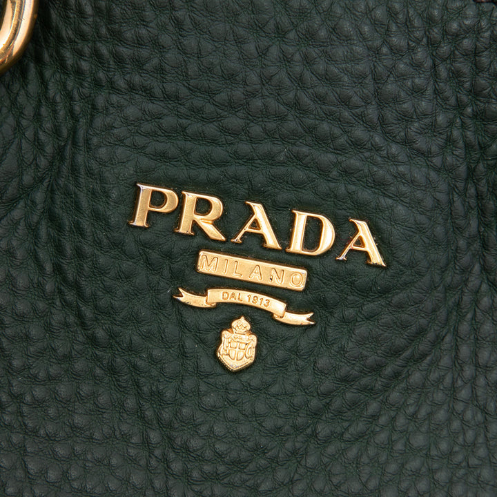 Prada Vitello Daino Open Convertible Cabas