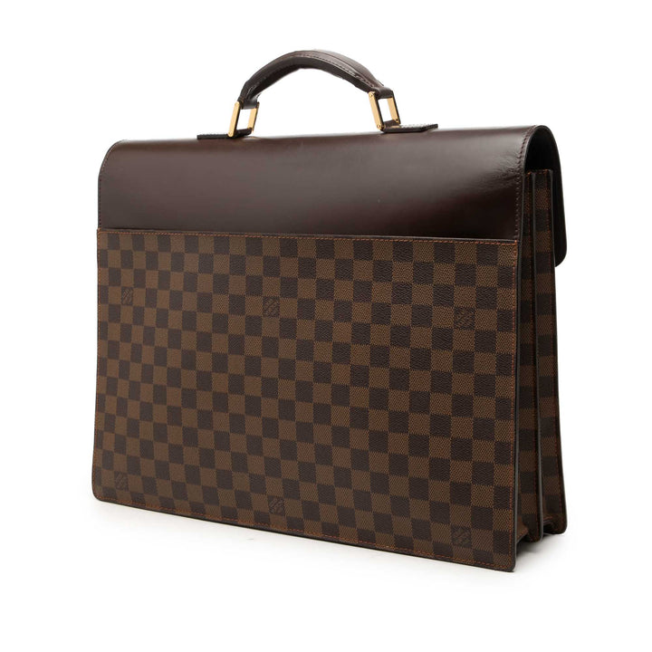 Louis Vuitton Altona GM Damier Ébène Marron – vue 2 – GABY PARIS