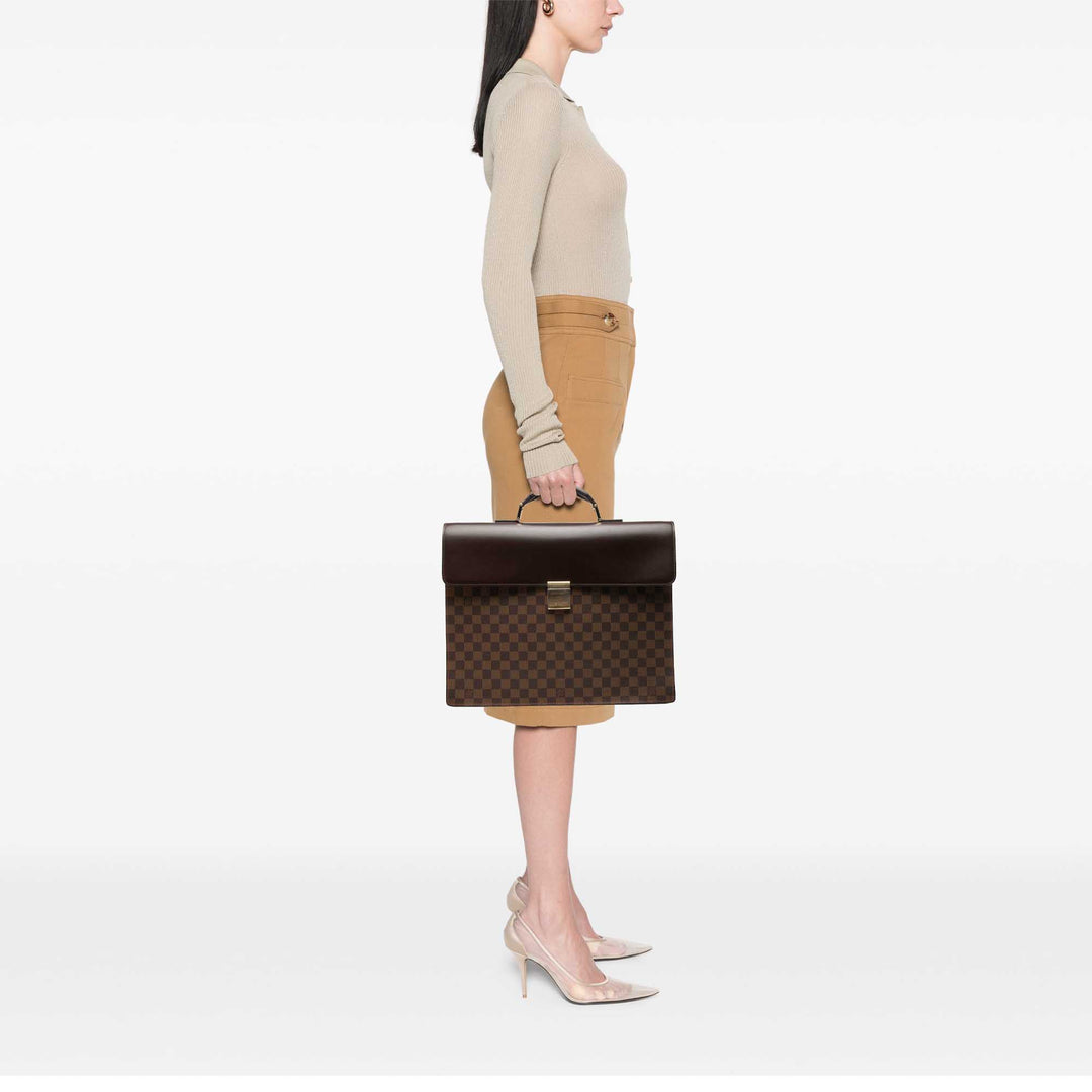 Louis Vuitton Altona GM Damier Ébène Marron – vue 6 – GABY PARIS