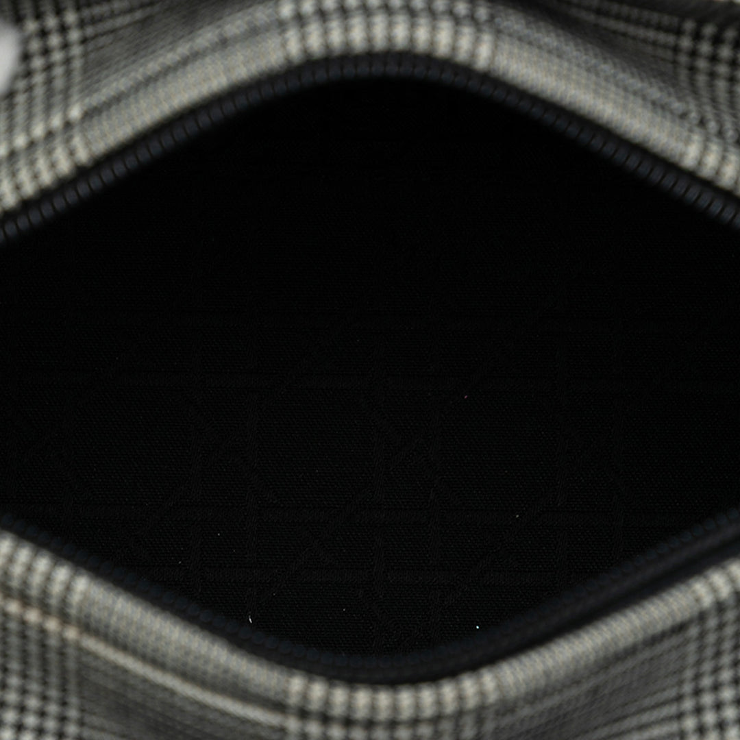 Dior Medium Toile Houndstooth Lady Dior