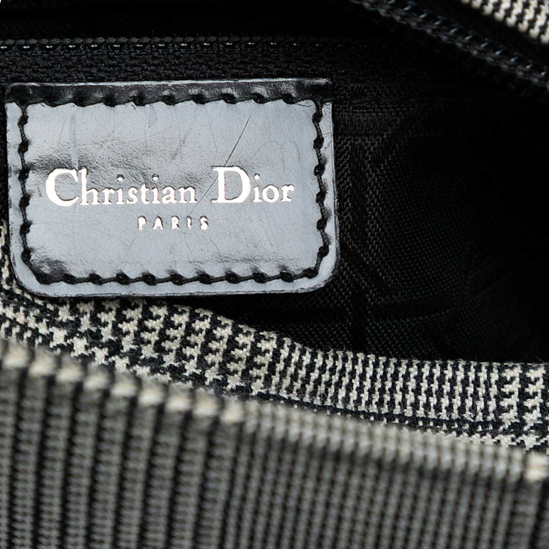 Dior Medium Toile Houndstooth Lady Dior