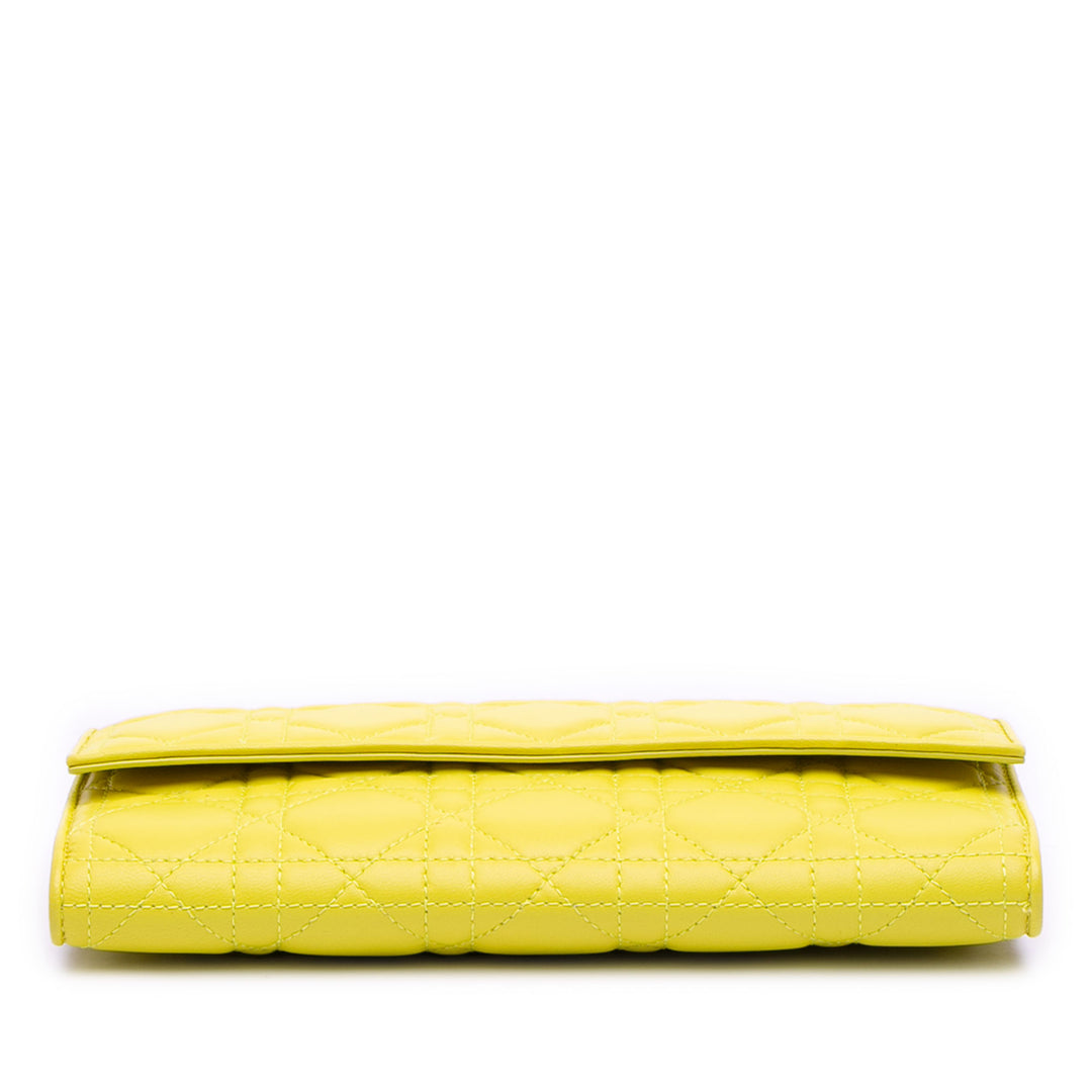 Dior Cuir d’agneau Cannage Lady Dior Wallet on Chain – GABY PARIS Authentique