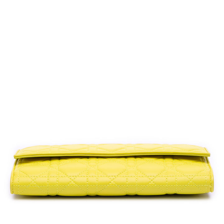 Dior Cuir d’agneau Cannage Lady Dior Wallet on Chain – GABY PARIS Authentique