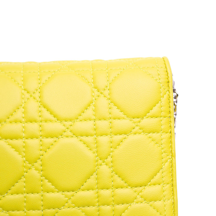 Dior Cuir d’agneau Cannage Lady Dior Wallet on Chain – GABY PARIS Authentique