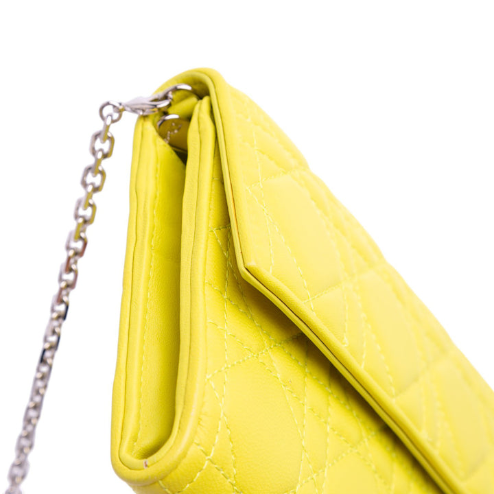 Dior Cuir d’agneau Cannage Lady Dior Wallet on Chain – GABY PARIS Authentique