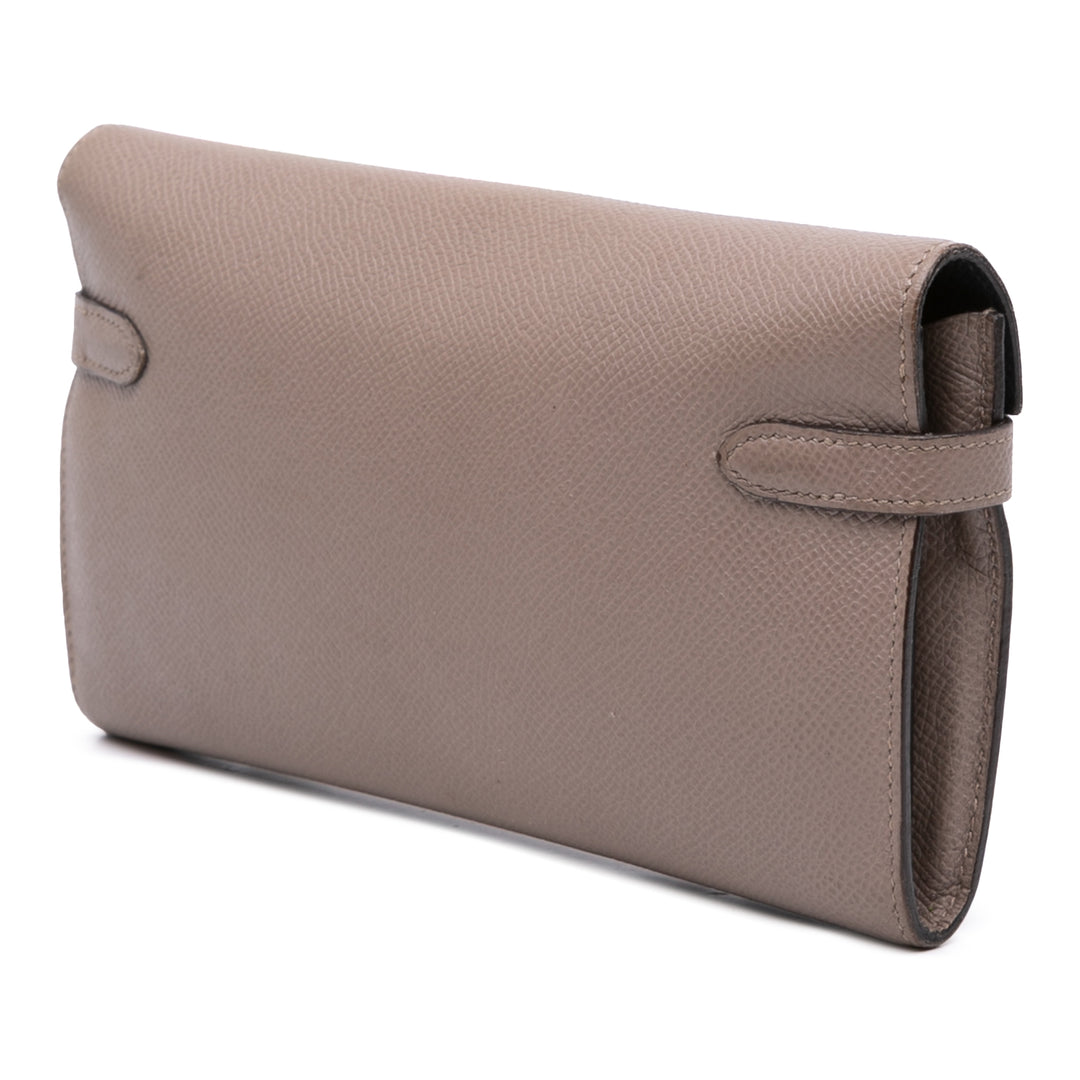 Hermès Epsom Kelly Longue Wallet Marron