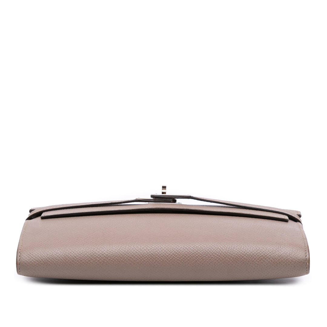 Hermès Epsom Kelly Longue Wallet Marron